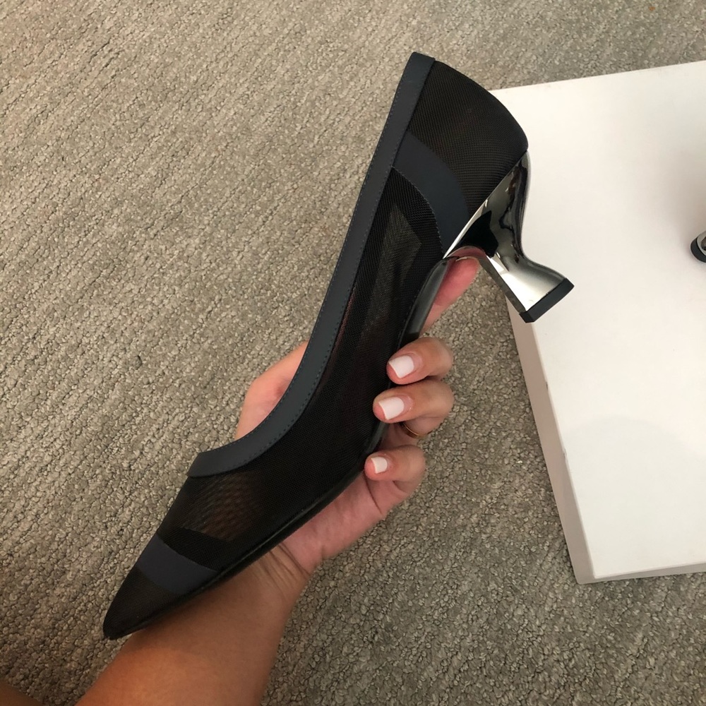 Fendi - Colibrí Mesh Pump Size 38 Navy